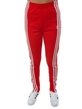 red adidas SST Classic Track Pants